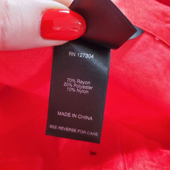 Ali Miles Shirt Womens 2X Mandarin Collar Button Front Lightweight Artsy Top - Picture 4 of 8